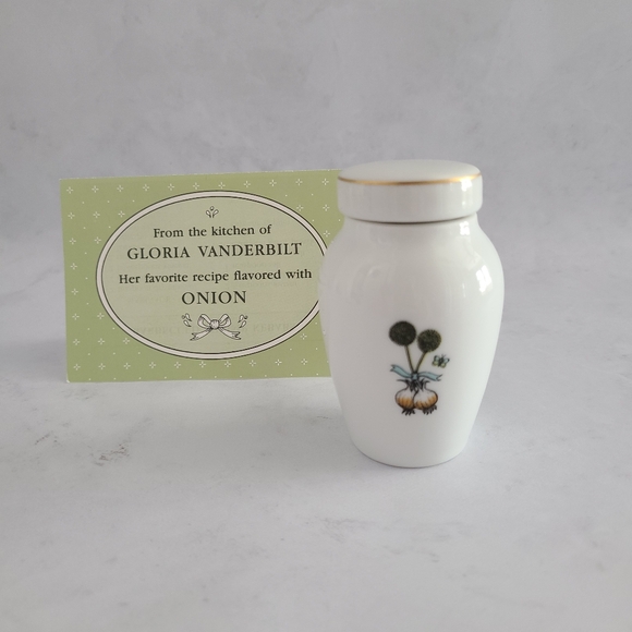 Vintage Franklin Mint Spice Jar - Gloria Concepts Inc - 1985 - Onion - Picture 3 of 5